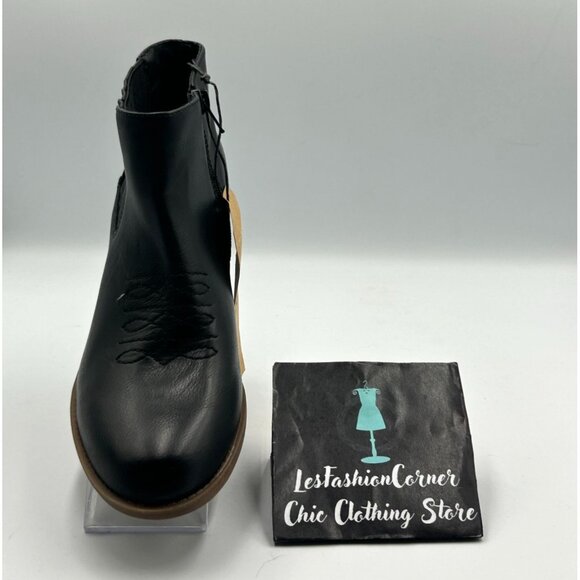 NWT Frye & Co. Women's Black Faux Leather Jude Ankle Booties Size 9.5 3248 - Picture 14 of 16